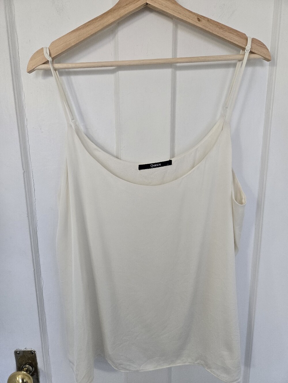 Quince Women's Washable Stretch Silk Camisole Size XL Quiet Luxury Minimalist